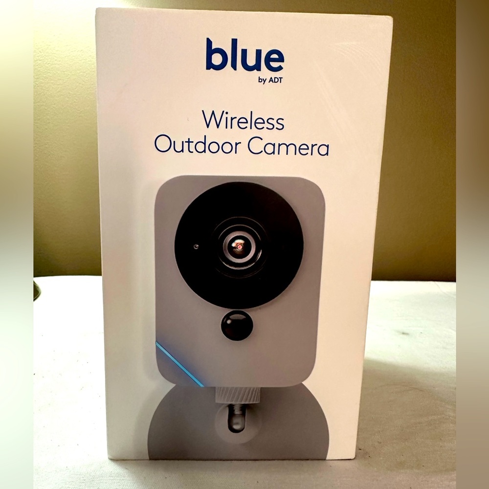 blue by ADT Wireless Outdoor Camera. Brand new, box is unopened (still sealed)